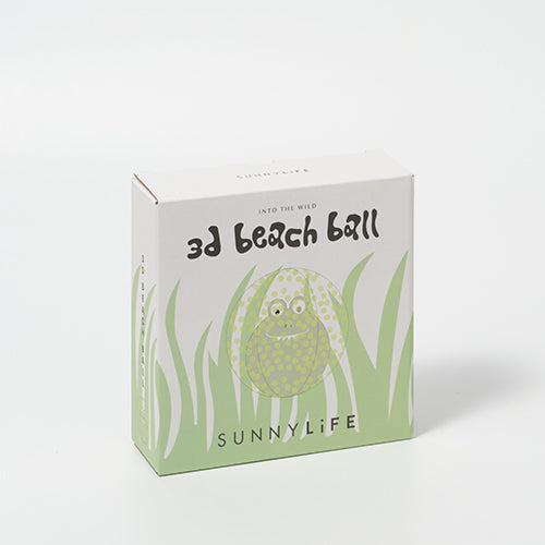 3D Inflatable Beach Ball Cookie the Croc Light Khaki by SUNNYLiFE