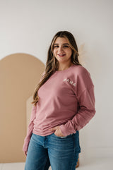 Women's Pullover - Mama in Mauve by babysprouts