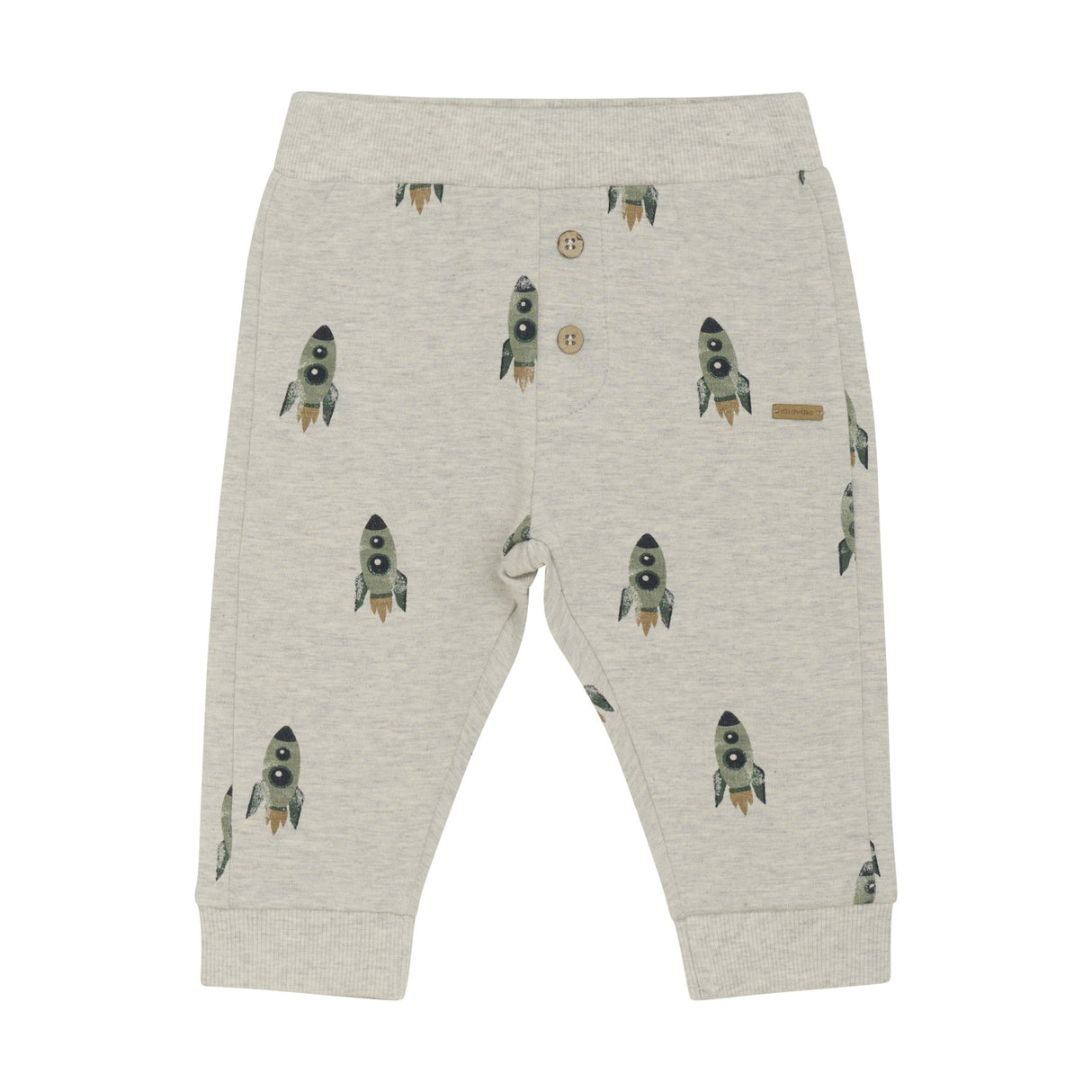 Aop Grey Sweatpant by Minymo