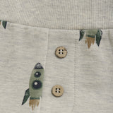 Aop Grey Sweatpant by Minymo