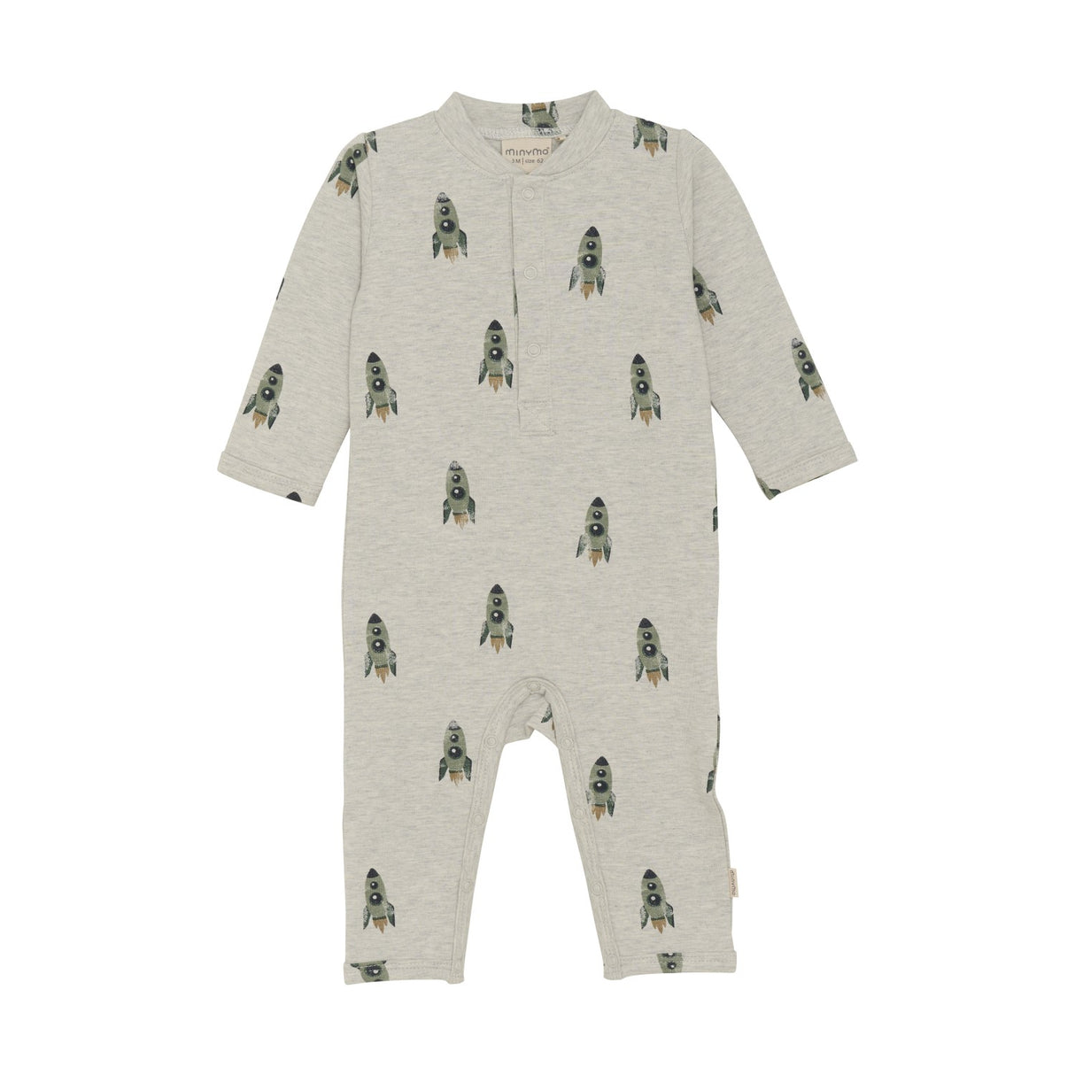 Aop Grey Jumpsuit by Minymo