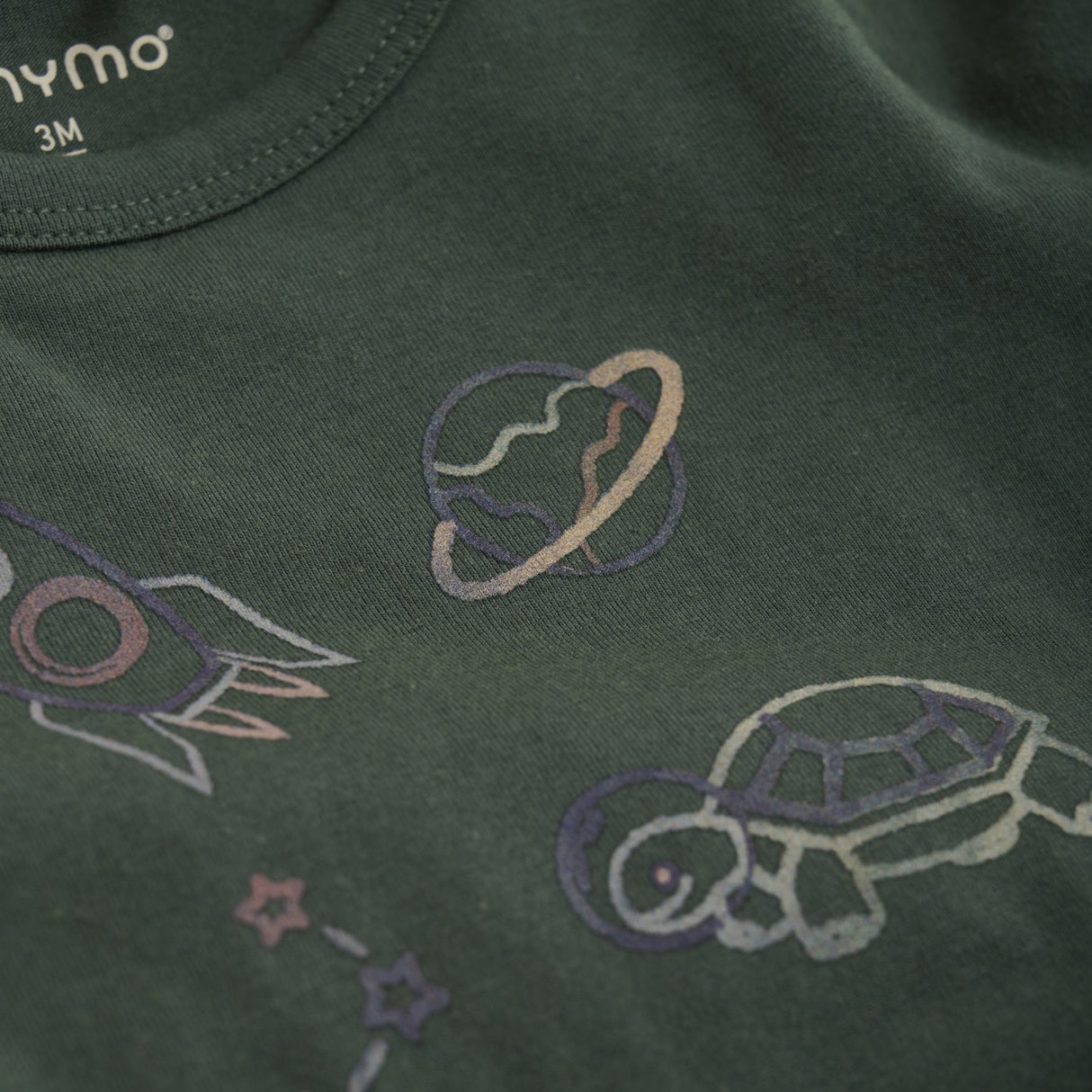 Long Sleeve Bodysuit - Jungle Green by Minymo