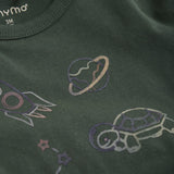 Long Sleeve Bodysuit - Jungle Green by Minymo