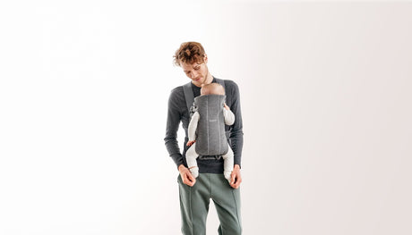 Baby Carrier Mini - 3D Jersey in Dark Gray by BabyBjorn
