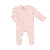 Pink Plants Footie by Coccoli