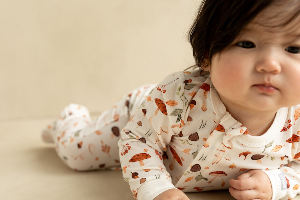 Mushrooms Footie by Coccoli