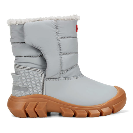 Little Kids Insulated Snow Boots - Light Grey by Hunter Boots