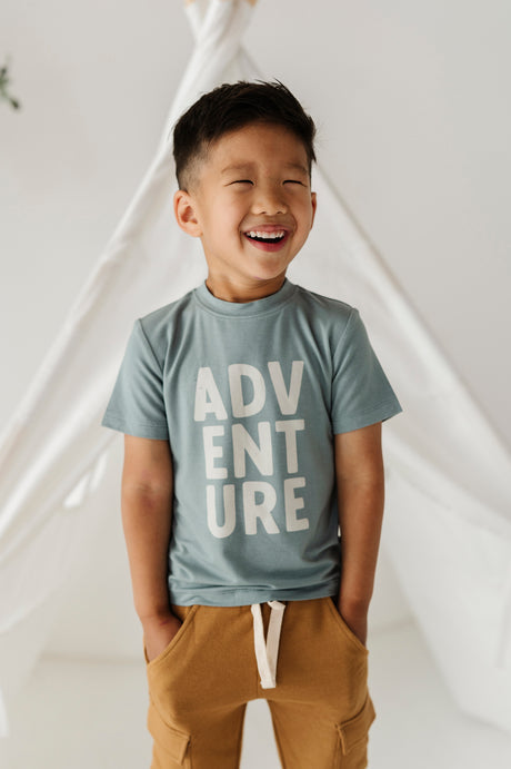 Boy's Short Sleeve Tee - Adventure in Storm by babysprouts