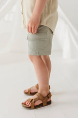 Boy's Cargo Short - Seagrass by babysprouts
