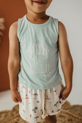 Boy's Tank Top- Beach Shack by Babysprouts