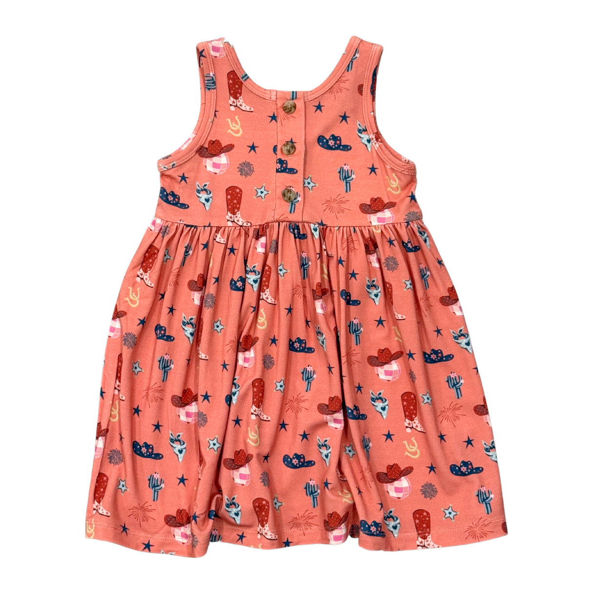 Henley Tank Dress- American Cowgirl by Babysprouts