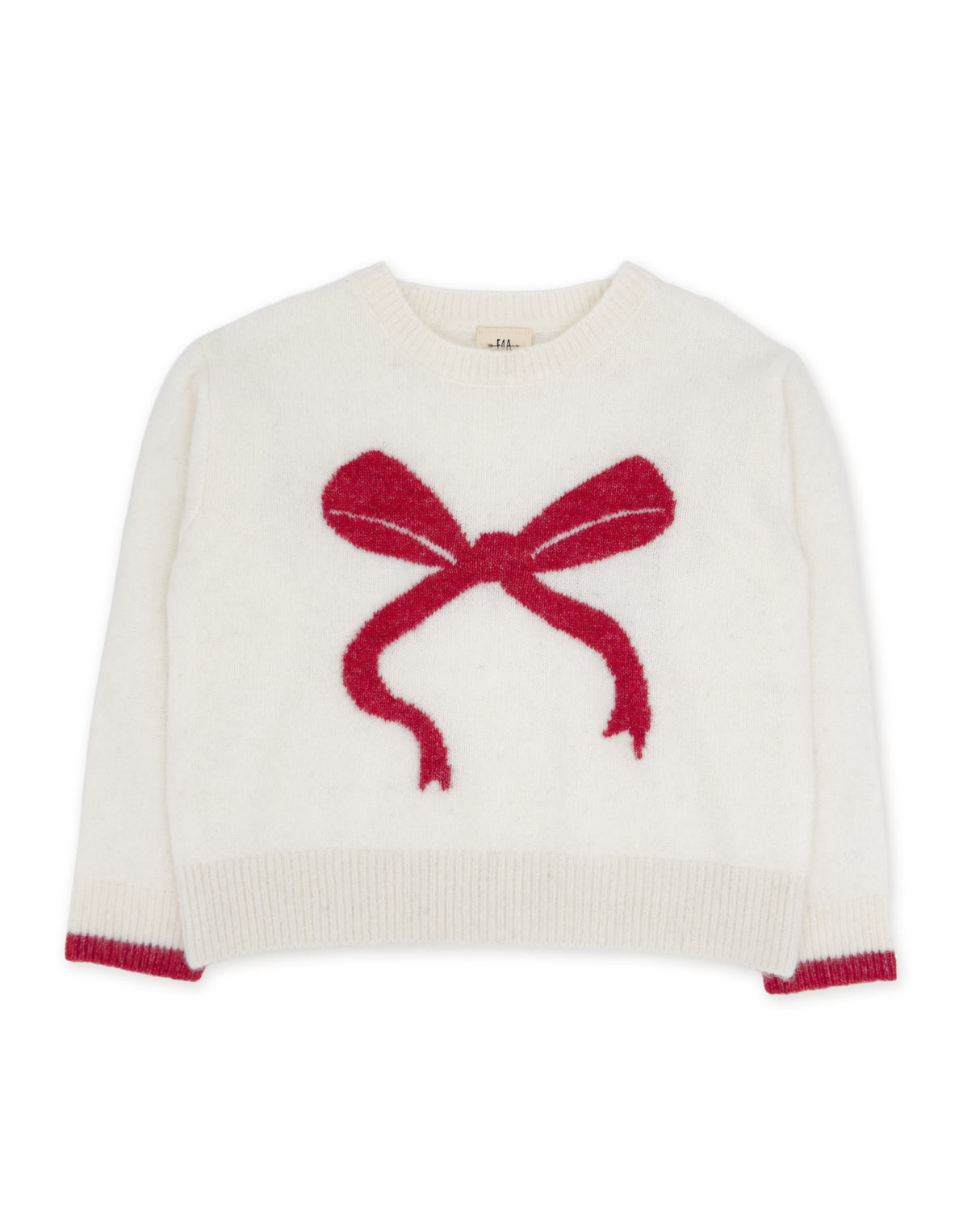 Camille Bow Sweater- Ivory by Feather 4 Arrow