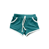 Retro Shorts- Sea Pine by Babysprouts
