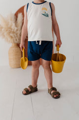 Boy's Harem Shorts- Naval by Babysprouts