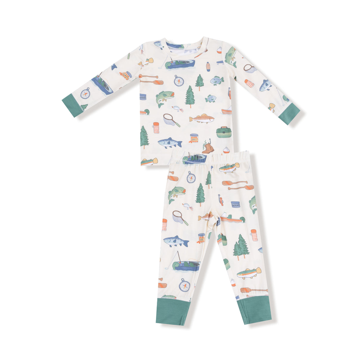 Fishing Things - L/s Loungewear Set by Angel Dear
