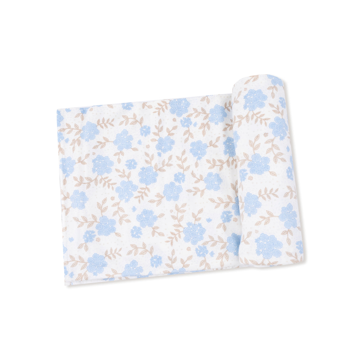 Baby Blue Floral - Swaddle Blanket by Angel Dear