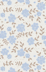 Baby Blue Floral - Swaddle Blanket by Angel Dear