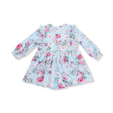 Charlotte Floral - Ruffle L/s Bodysuit Dress by Angel Dear