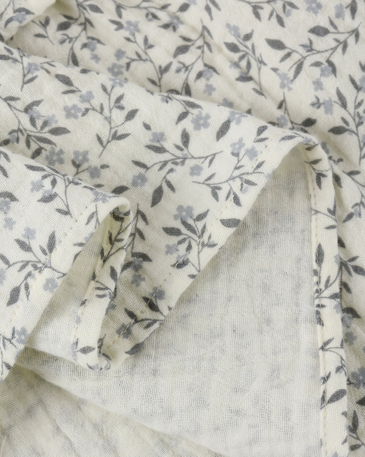 Ruffled Midi Skirt || Blue Vines by Rylee + Cru