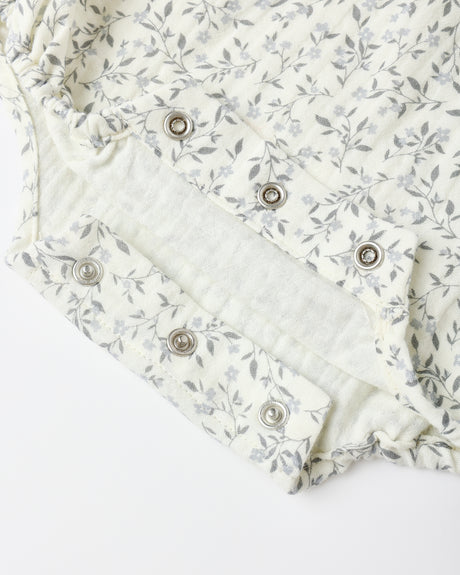 Winnie Romper || Blue Vines by Rylee + Cru