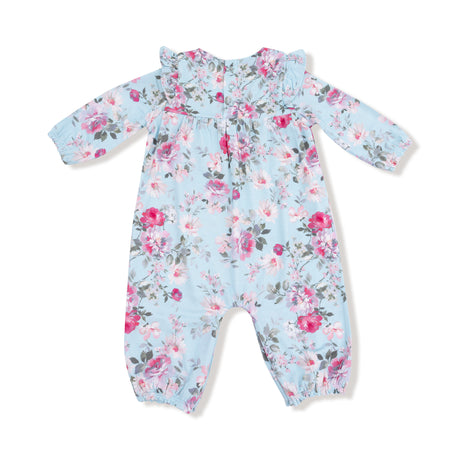 Charlotte Floral - Ruffle Sleeve Romper by Angel Dear