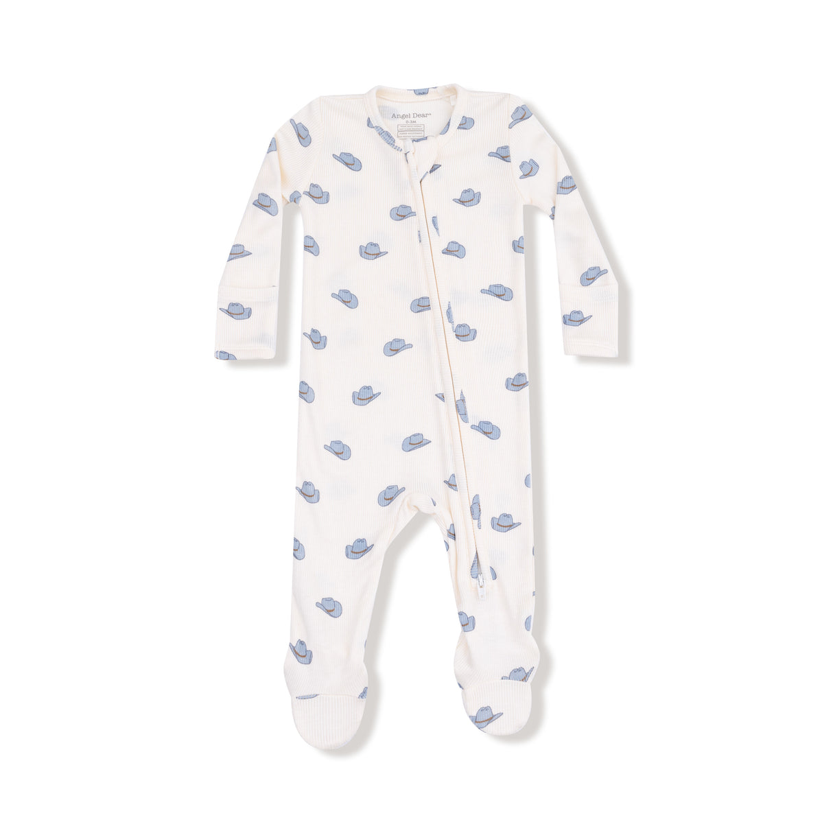 Petite Cowboy Hats - 2 Way Zipper Footie by Angel Dear