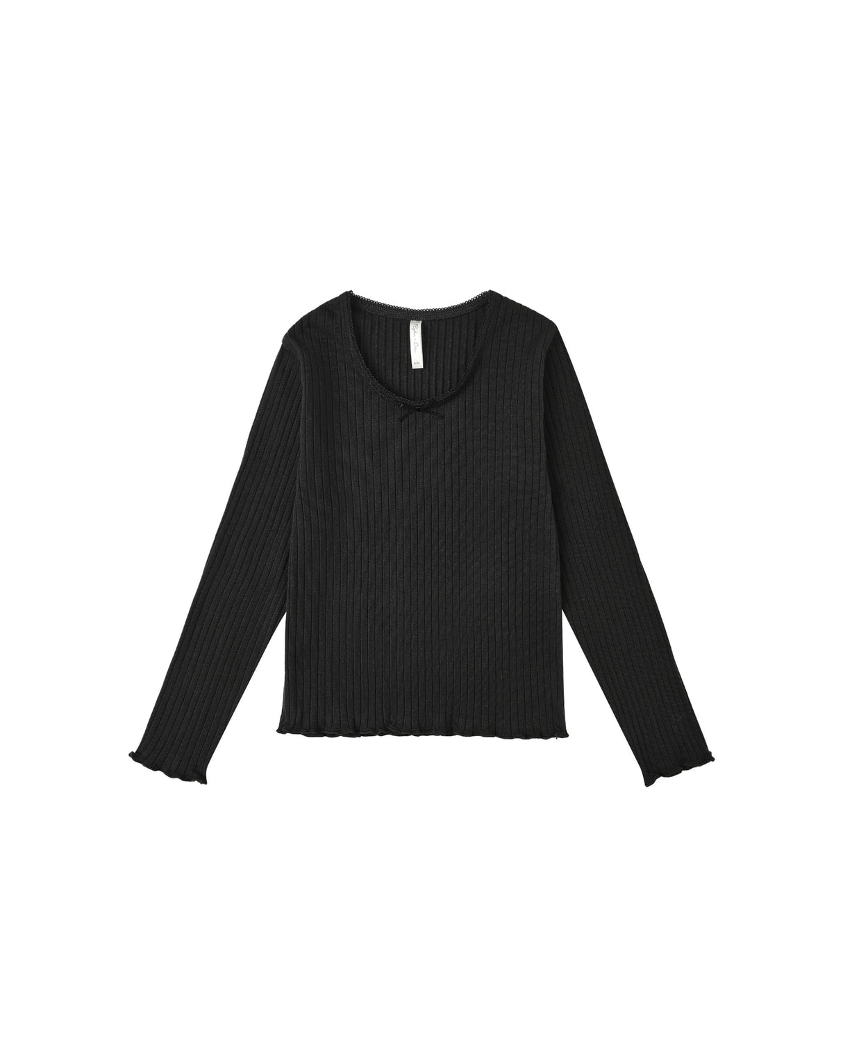 Ribbed Long Sleeve || Black by Rylee + Cru