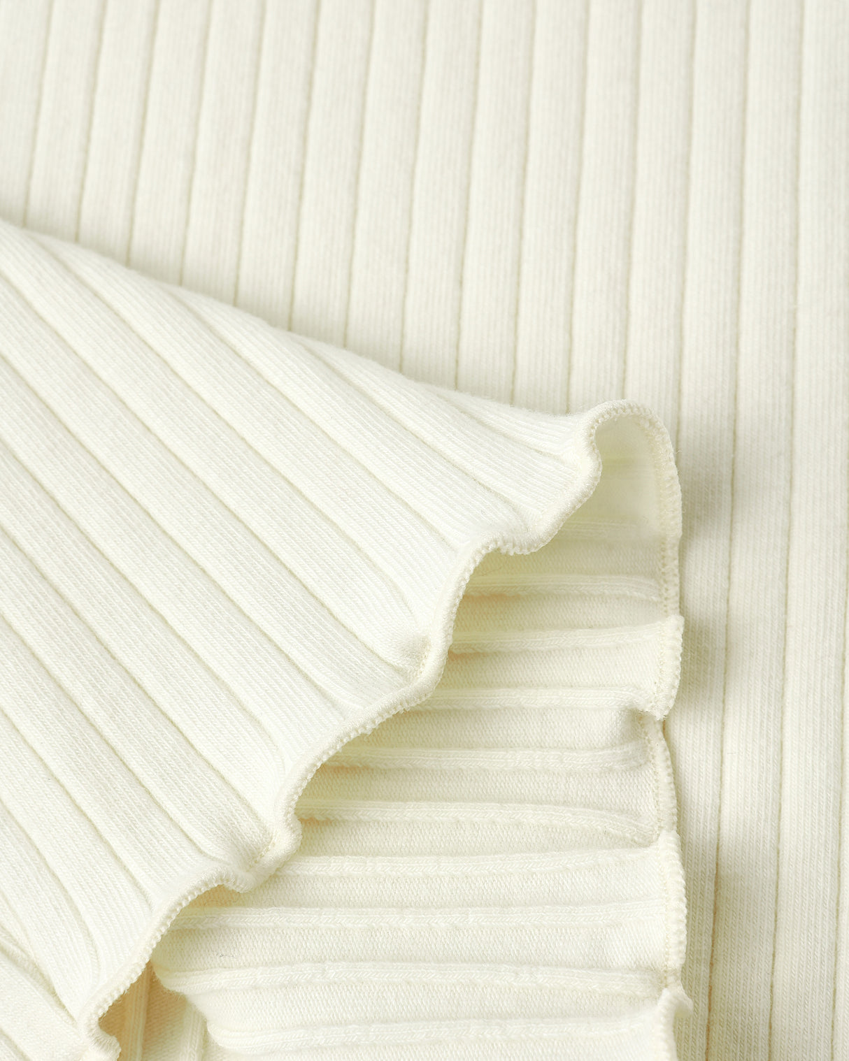 Ribbed Long Sleeve || Ivory by Rylee + Cru