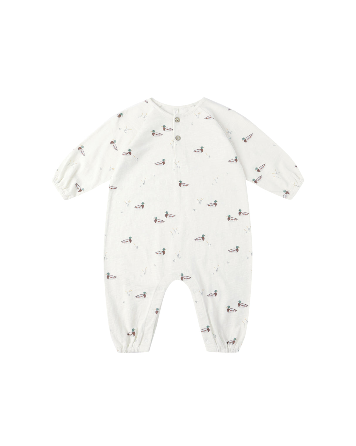 Henley Jumpsuit || Ducks by Rylee + Cru
