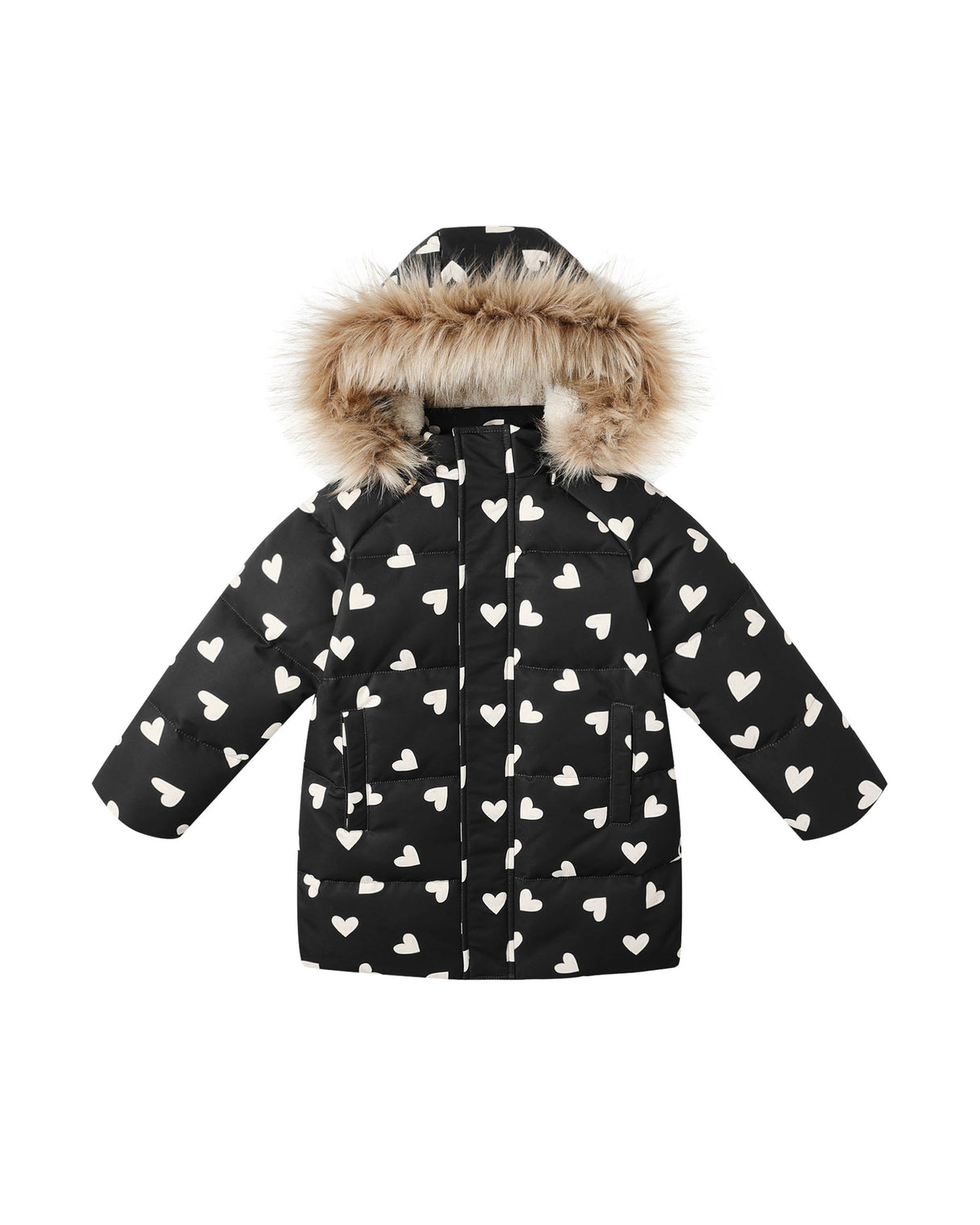 Long Down Puffer Jacket || Hearts by Rylee + Cru