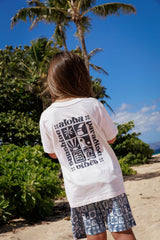 Vintage Tee- Dusty White Aloha by Feather 4 Arrow