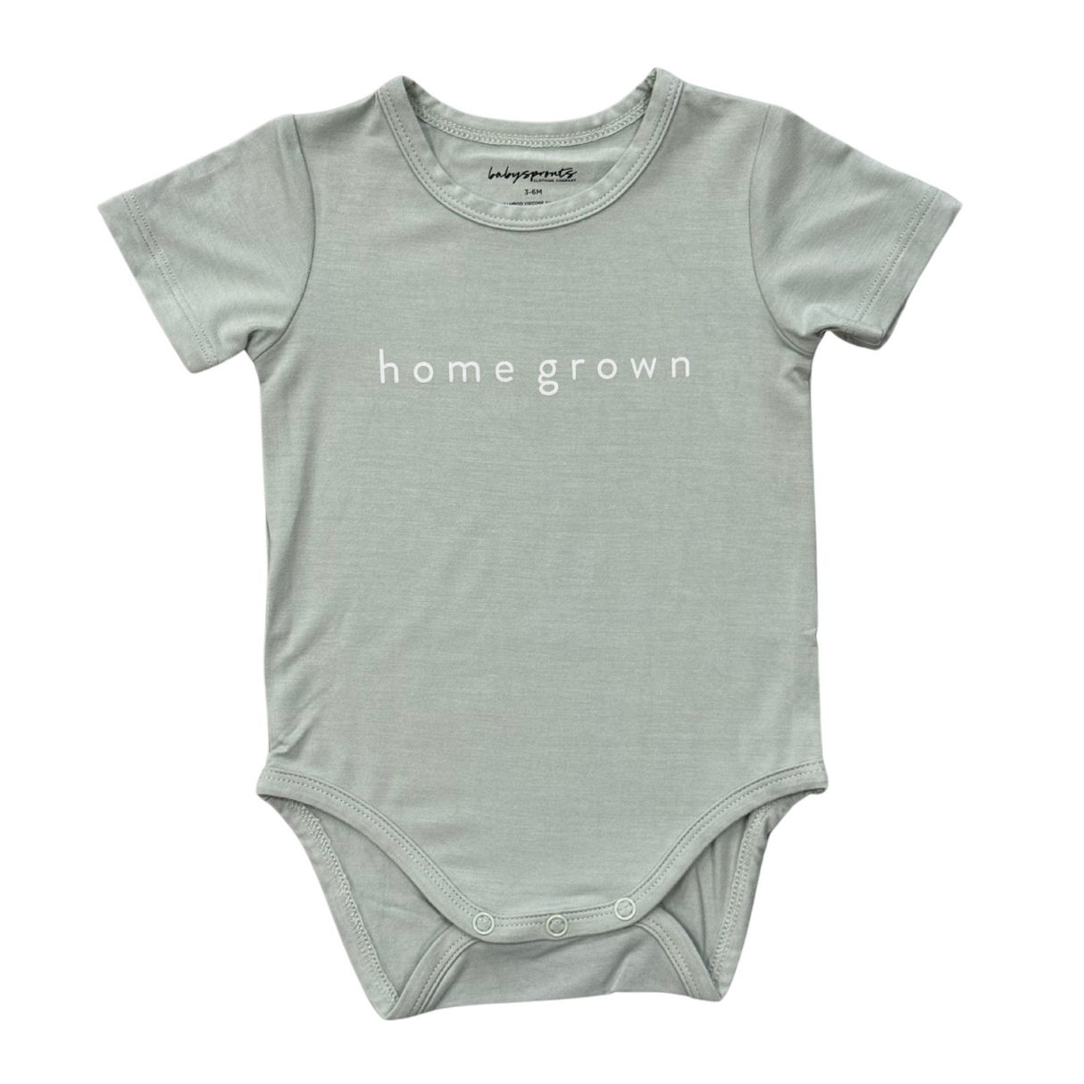 Short Sleeve Bodysuit- Homegrown by Babysprouts