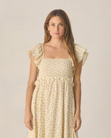 Francesca Dress | Yellow Floral by Rylee + Cru