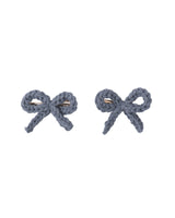 Crochet Bow Clip- Marine by Rylee + Cru