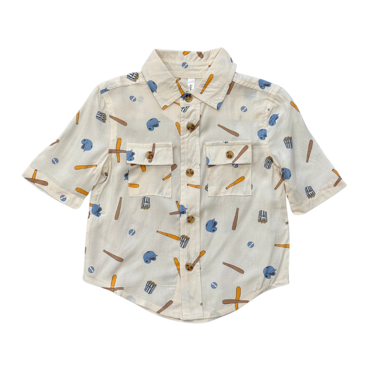 Boy's Utility Shirt- Baseball by Babysprouts