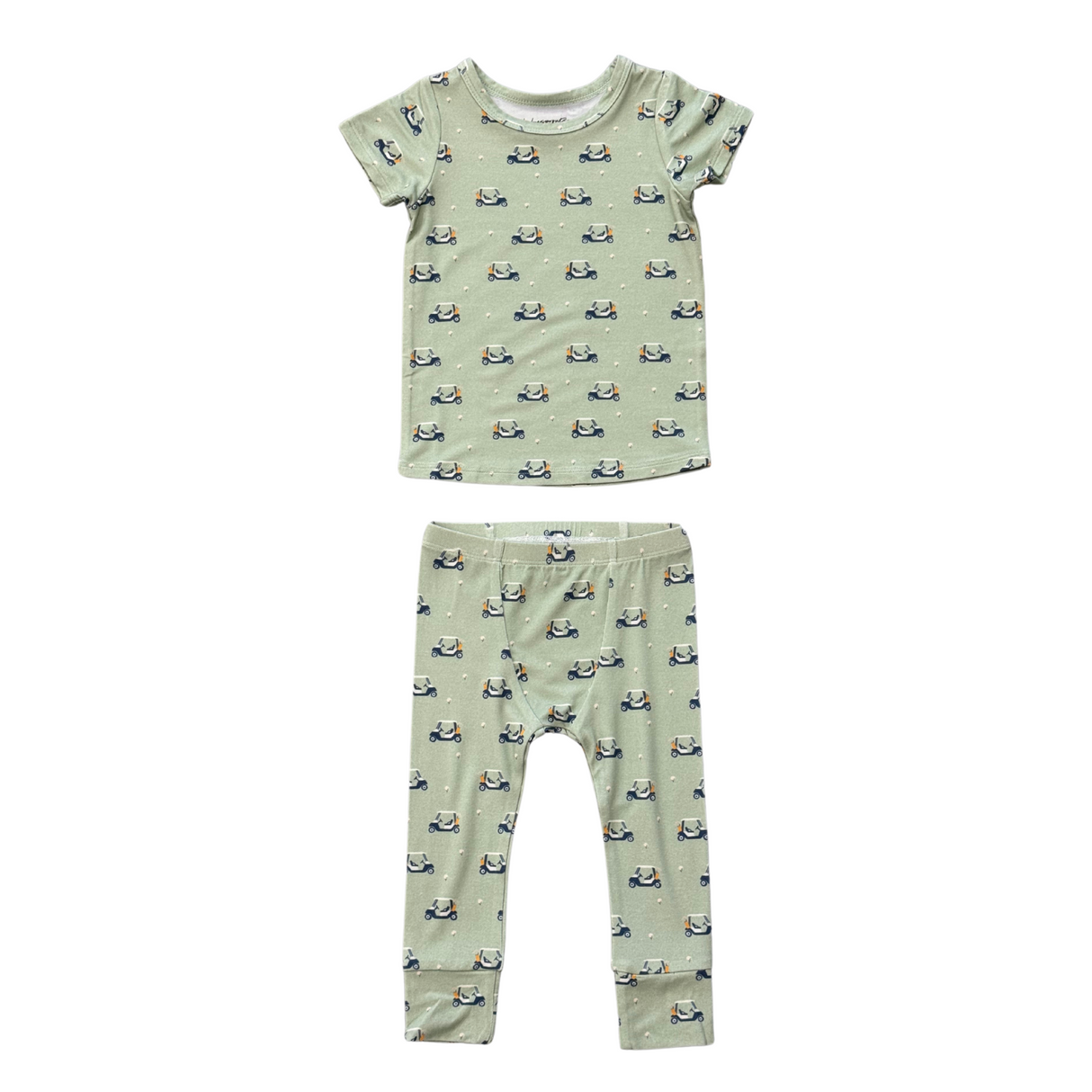 Boy's Short Sleeve Lounge Set- Golf Cart by Babysprouts