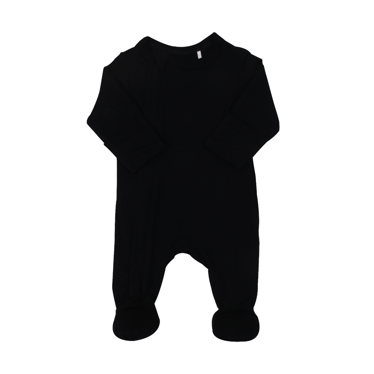Modal Zipper Footie - Black by Coccoli