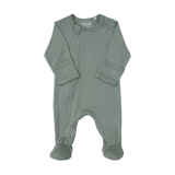 Modal Zipper Footie - Lily Pad by Coccoli