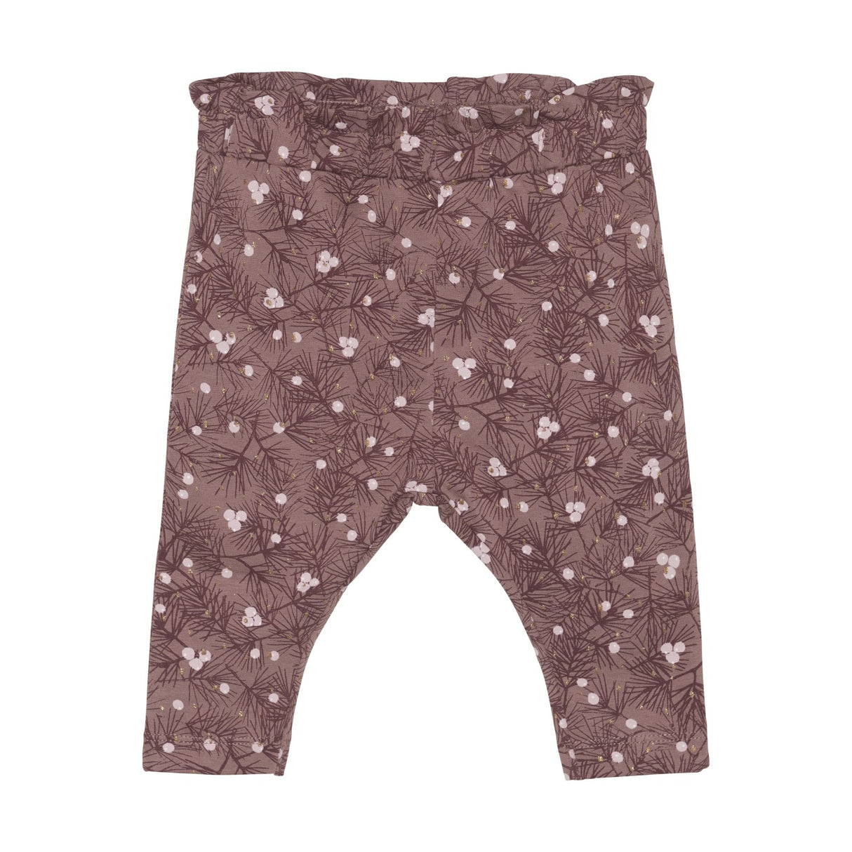 Printed Pants in Rose Taupe by Minymo