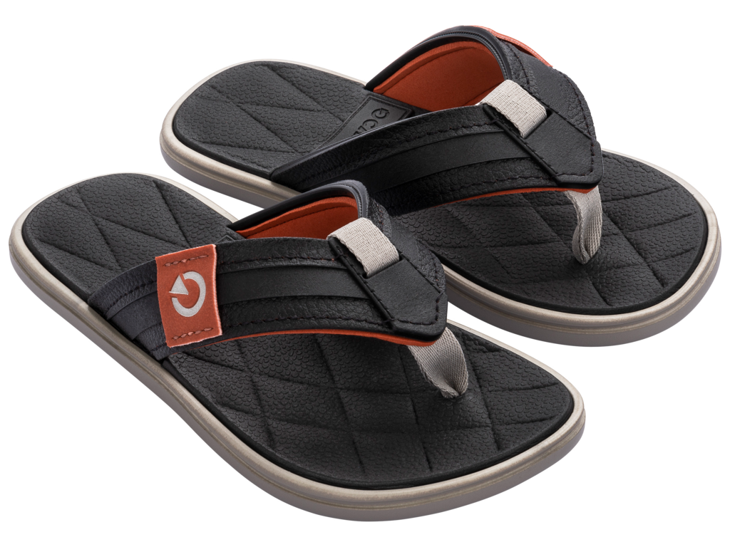 Malta IV Thong Kids - Grey/Black/Red by Cartago