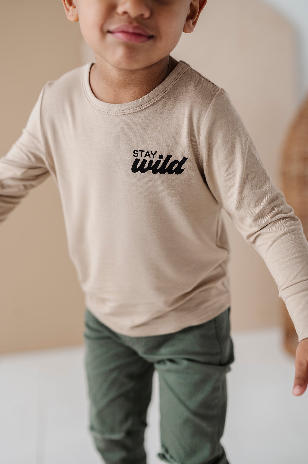 Boy's Long Sleeve Tee - Stay Wild by babysprouts