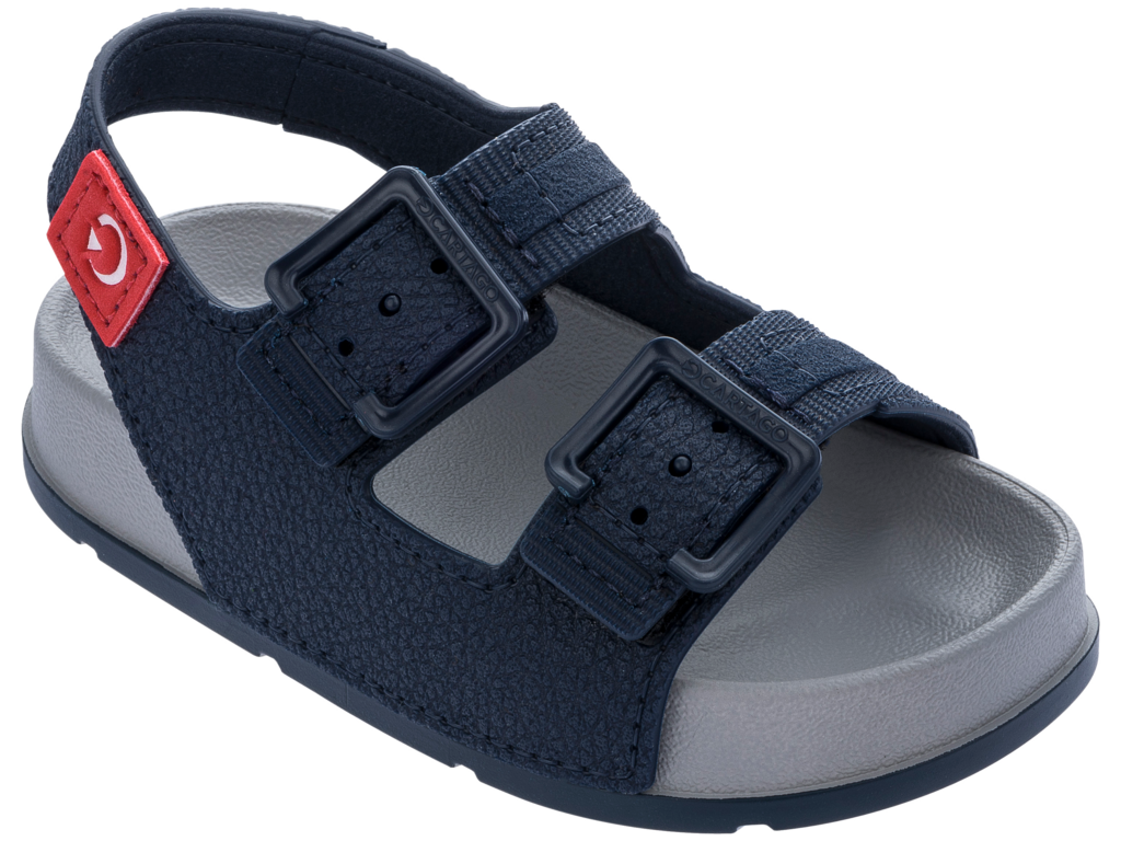 Milao Baby Slide - Grey/Blue by Cartago