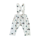 Suspender Overalls - Christmas Truck by Babysprouts