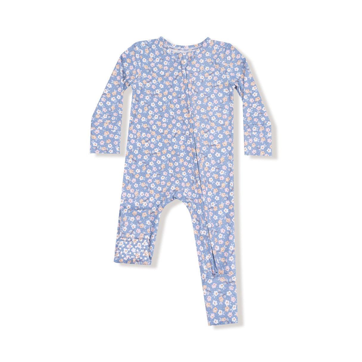 Country Calico - 2 Way Zipper Romper by Angel Dear