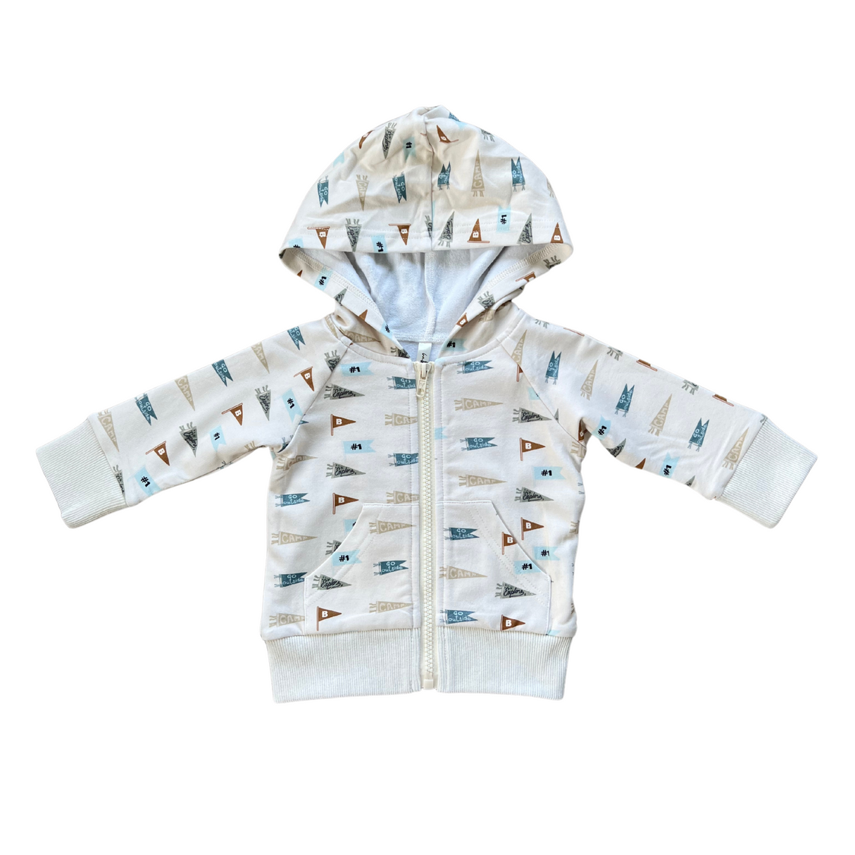Boy's Hooded Jacket - Retro Banner by babysprouts