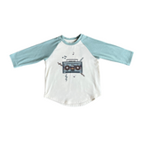 Long Sleeve Baseball Tee - Boombox by babysprouts
