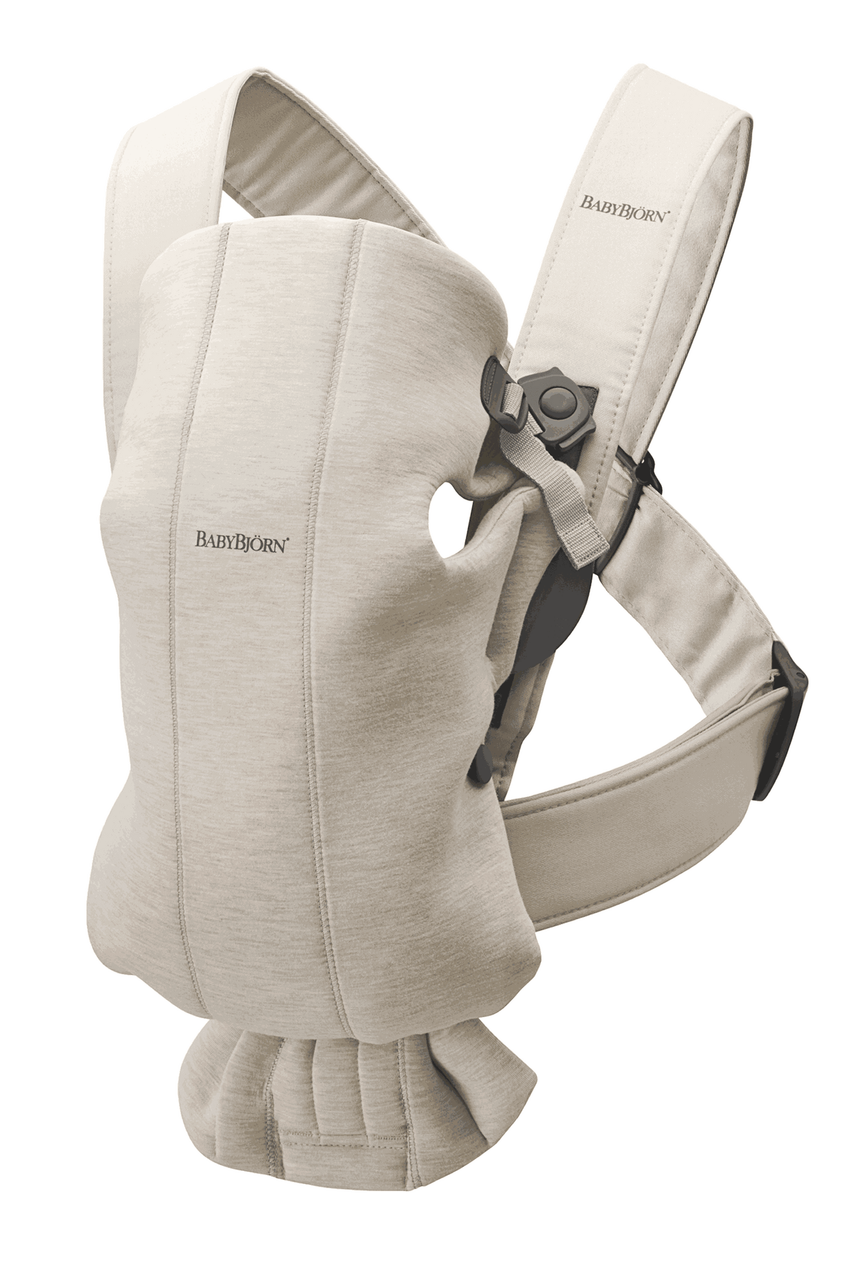 Baby Carrier Mini - 3D Jersey in Light Beige by BabyBjorn