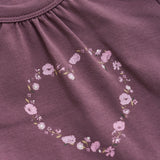 Long Sleeve Bodysuit - Black Plum by Minymo