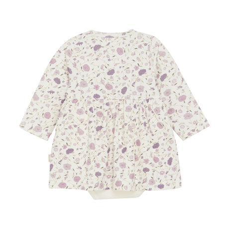 Long Sleeve Body Dress - Eggnog by Minymo