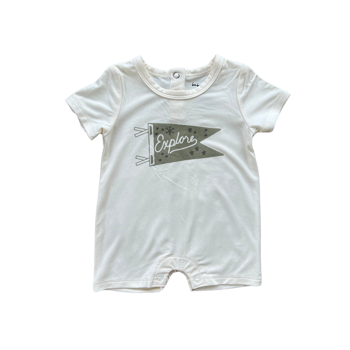 Tee Romper - Explore Banner by babysprouts